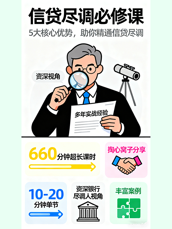 信贷尽职调查入门必修课